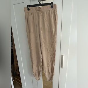 Pink Rose rayon pants size L